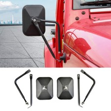 Reflection Side Mirrors with Pillar Post Rear View  for Jeep Wrangler 1996-2019