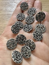 15 X Metal Shank  buttons 11mm Jacket Blazer Coat Dresses Ref198