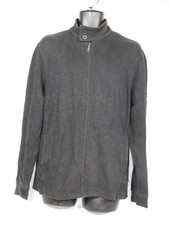 Ben Sherman Mens Jumper Large Grey Long Sleeve Full Zip