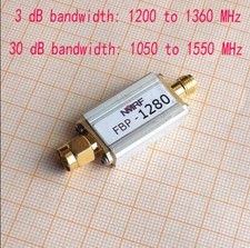 1280 1220  1340 MHz bandpass filter, ultra-small size, SMA interface