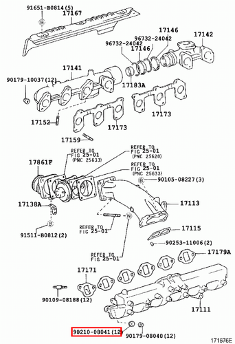 Genuine LandCruiser 80 Series 1HD 1HZ Intake Manifold Rubber Seal Washer x12 - Picture 6 of 20