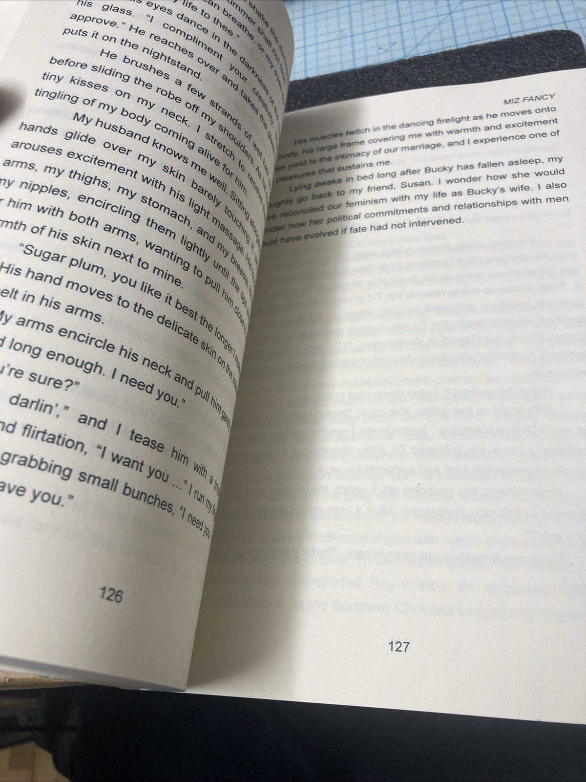 USED ARC Copy of MIZ FANCY By Bonnie Moore. Inscribed to Colleen by Author. DEAL