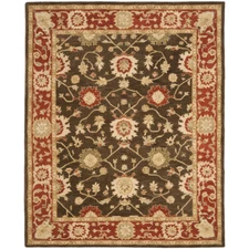SAFAVIEH Anatolia AN554A Handmade Olive / Rust Rug