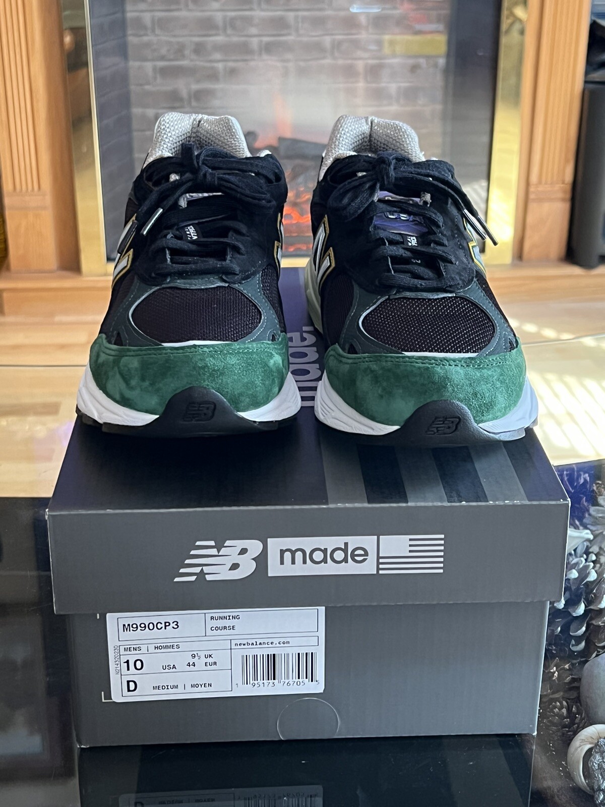 New Balance 990v3 Made In USA “Black/Green” (Size 10) New and 100%  Authentic | eBay
