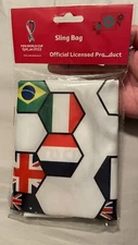 Fifa World Cup Qatar 2022 Brand New Sealed Sports Sling Soccer Bag