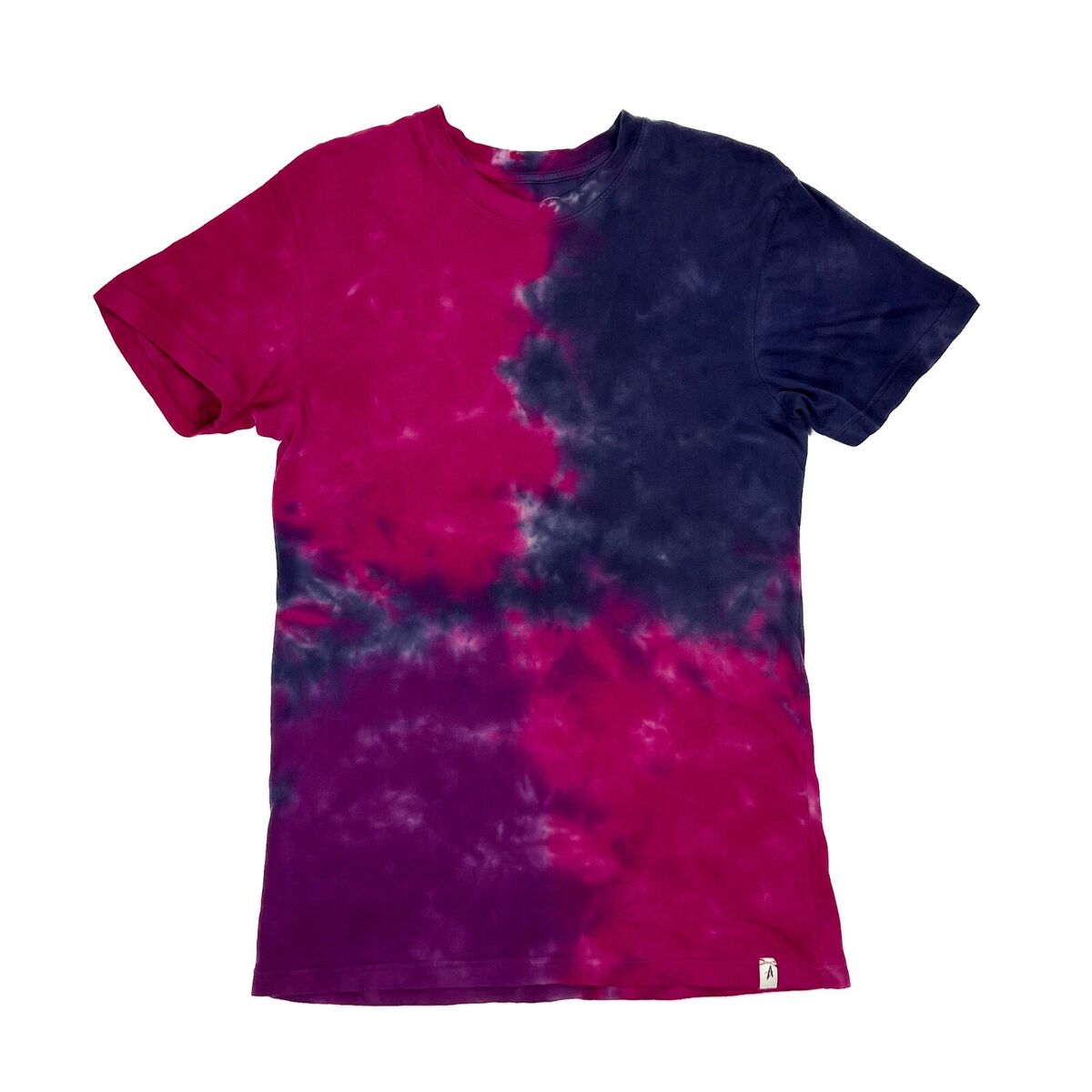 Men's Altamont Tie Dye T-Shirt Pink and Purple small
