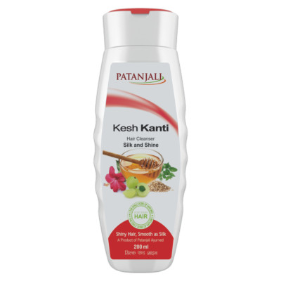 Patanjali Kesh Kanti Hair Cleanser Silk & Shine Haarshampoo 180ml