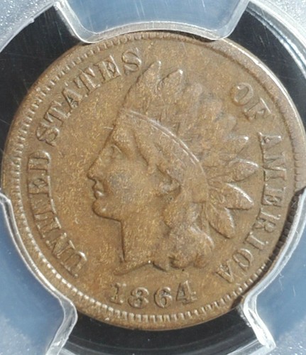 1864 L Indian Head Cent PCGS VF30 2079.30/82932415 Error Rotated Reverse Rare - Picture 7 of 10