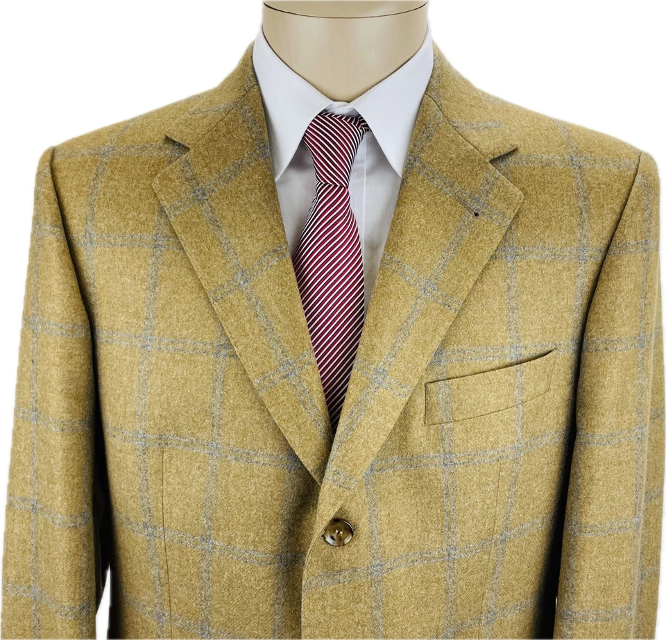 Eduard Dressler Tweedsakko Kaschmir 50 Herren Männer Jackett Sakko Anzug Jagd - Bild 2 von 4