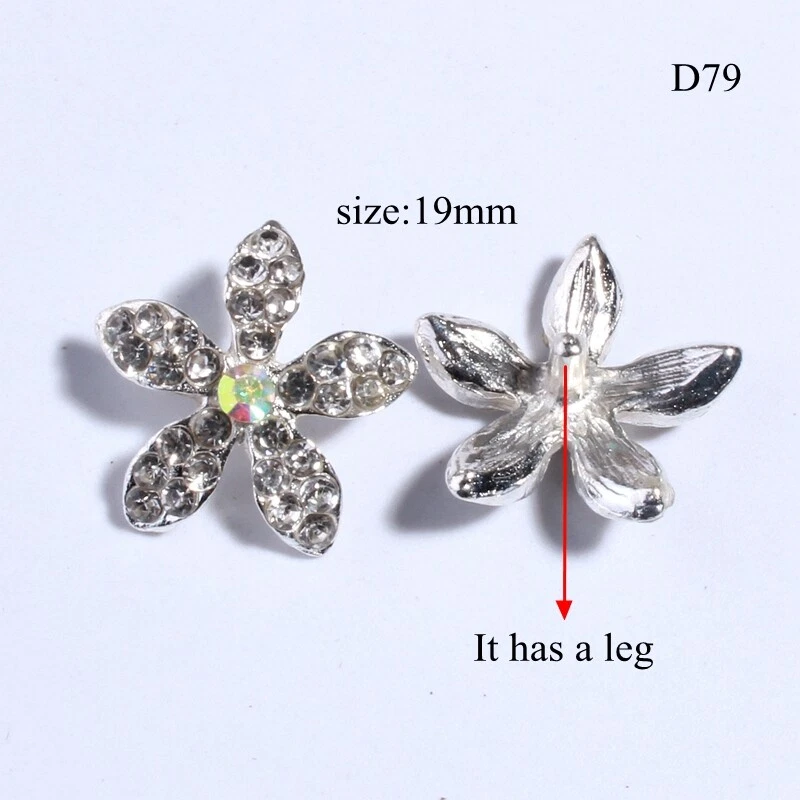 20PCS 19MM New Acrylic Rhinestones Decorative Buttons For Crystal Button - Image 2 of 3