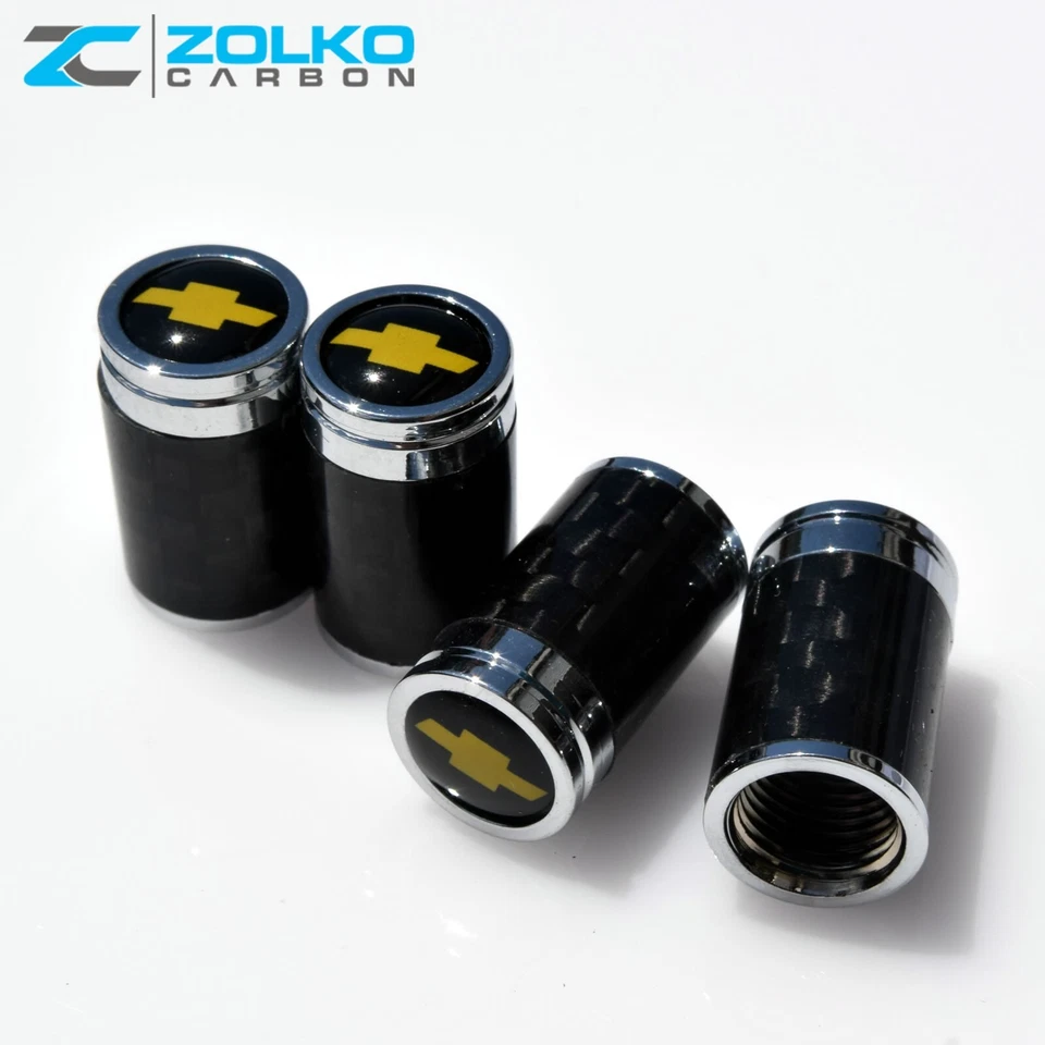 TAPAS DE VÁSTAGO DE VÁLVULA DE FIBRA DE CARBONO NEUMÁTICO DE RUEDA VC06 - VENDEDOR DE EE. UU. Foto 3 de 4