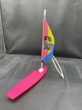 Barbie Mattel 1980s Tropical Hawaiian Surfboard 9" long