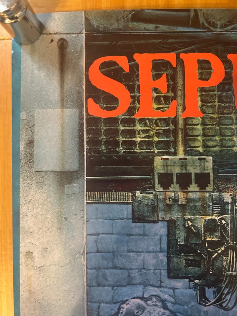 SEPULTURA / Chaos A.D. 1993 Japan Original Promo Poster B2 20x28in