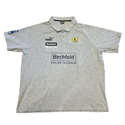 Puma Rhein Neckar Löwen 2022 Teamfinal Casuals Polo Herren T-Shirt grau 65738433