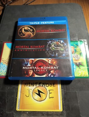 Triple Feature: Mortal Kombat 1,2,&3 (Blu-ray, 2014, 3-Disc Set)