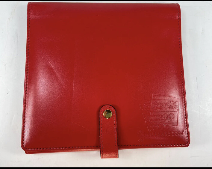 Barrington Red 2002 Winter Olympics Salt Lake Coca Cola Passport Holder-image