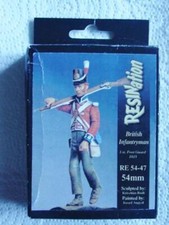 54mm - 54-47 - British Infantryman - 1st Foot Guard 1815 - 54mm Unbuilt 