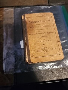 ✨️Temperance Hymn Book 1874 J.N. Stearns Rare Civil War Era Hymn Book💥 Antique 