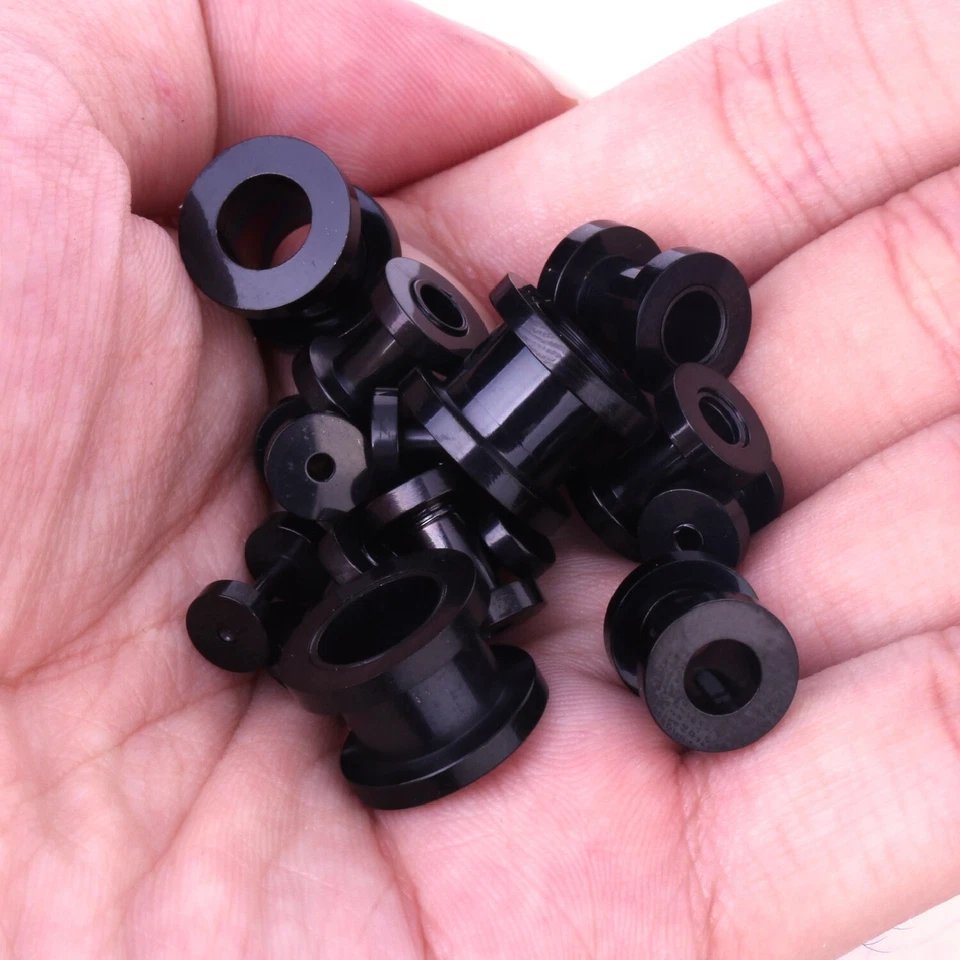 BodyJ4You 36PC Gauges Kit Ear Stretching 14G-00G Screw Fit Tunnels Plugs Set - Image 4 of 4