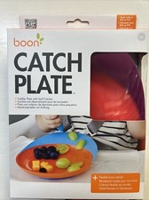 Boon Toddler, Special Needs Catch Plate w/Original Box Blue Orange BPA, PVC Free