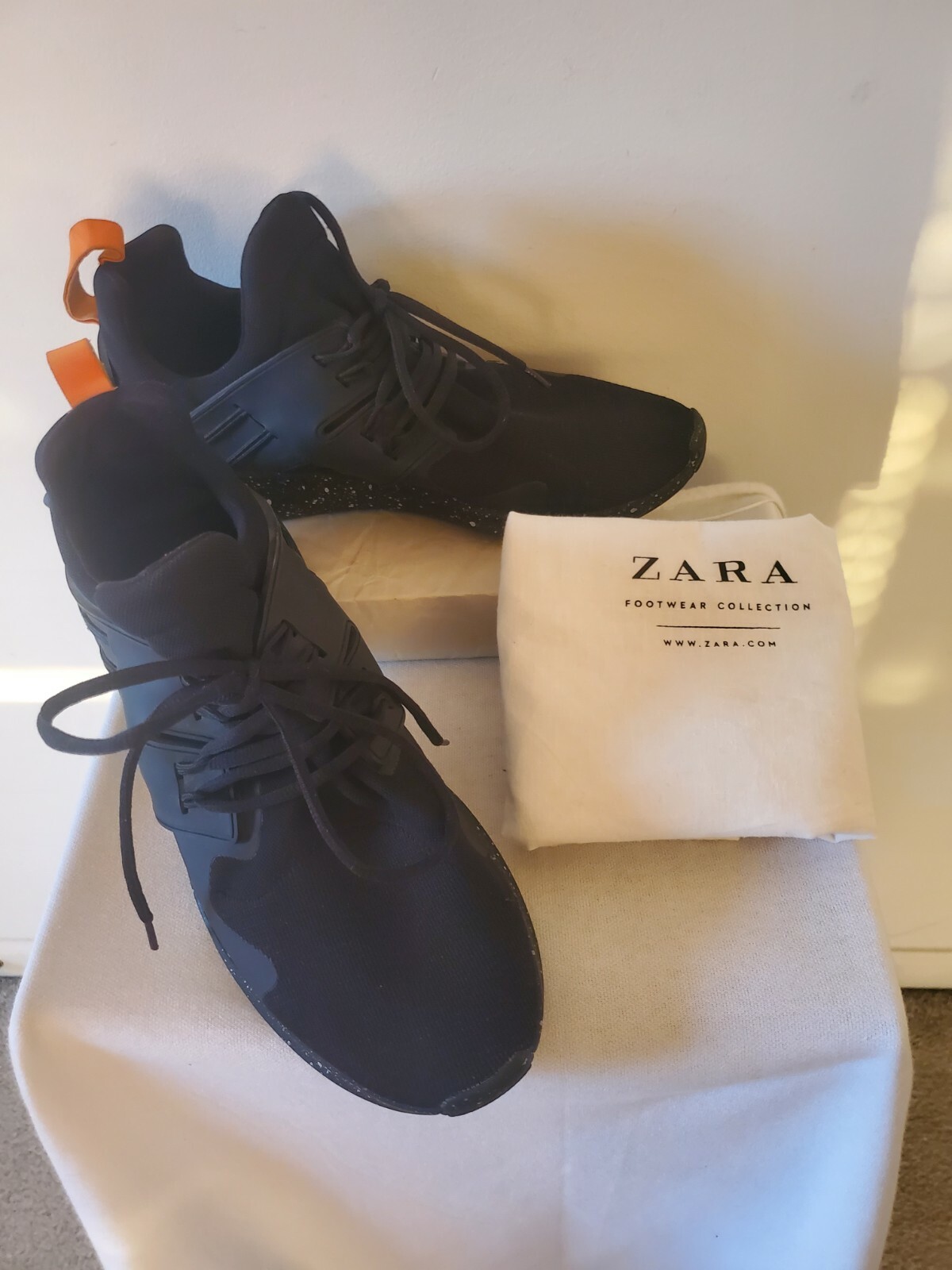 ZARA MAN Black Sneakers Sports Shoes 