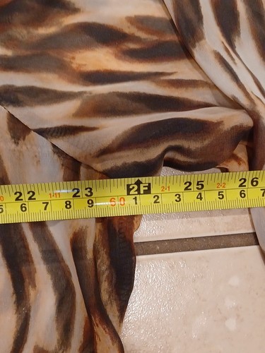 Newport News Semi-sheer Animal Leopard Print Top XL - Picture 7 of 9