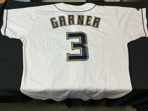 Camiseta deportiva 1995 de los Milwaukee Brewers Phil Garner #3 MLB talla 48 con certificado de autenticidad - Imagen 6 de 7