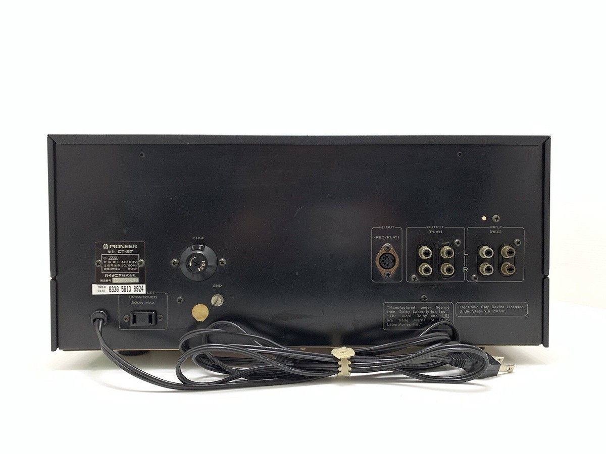 ★PIONEER STEREO CASSETTE DECK CT-7 【品２】 PIONEER CT-97 Rack 2 Motor 2 Head Stereo Tape Deck Vintage 1976