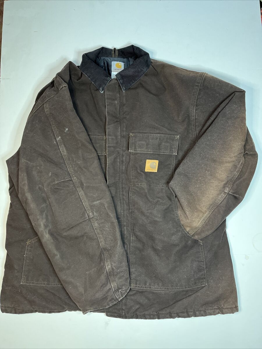 Carhartt C26 DKB Men's Size 2XL QUILT LINED Canvas Coat Carhartt C26 DKB Men's Size 2XL QUILT LINED Canvas Coat