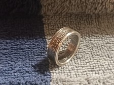 COLORADO State 90 Silver Washington Quarters coin ring 7-1/2 2