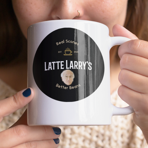 Latte Larry's Cup Larry David Coffee Cup Larry David Mug eBay