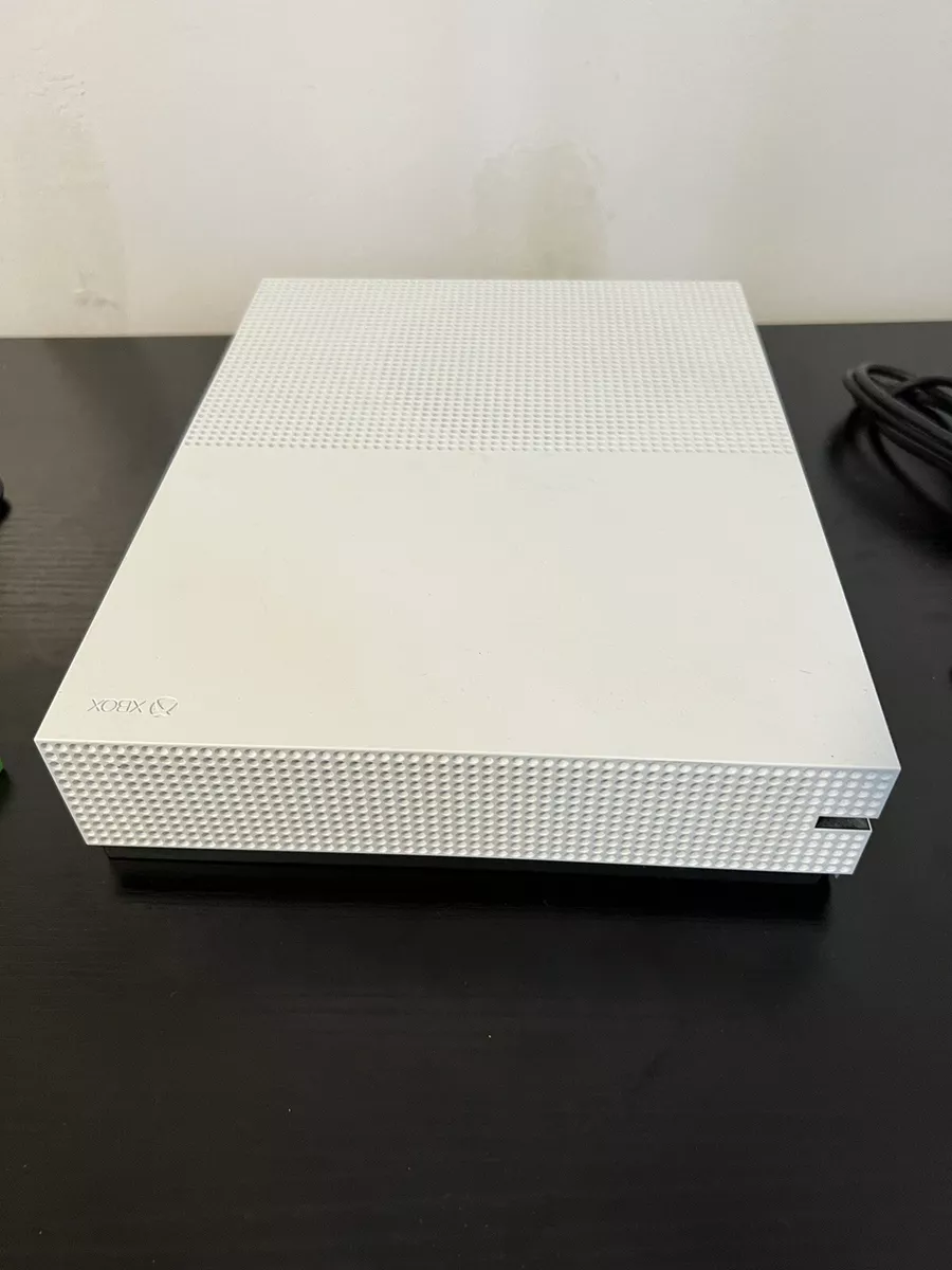 Microsoft Xbox One S White 500GB - Excellent Condition w/ Controller +  Cables 889842257113