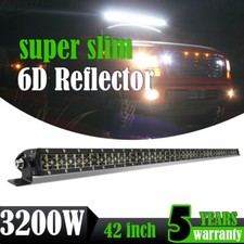 6d 42inch 3200w Led Work Light Bar Flood Spot Combo 4wd Atv Truck Lamp Vs 4044