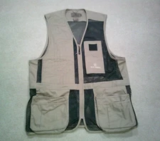 NWOT Game Winner Safari Hunting Vest Mens 2XL XXL Brown Photographer