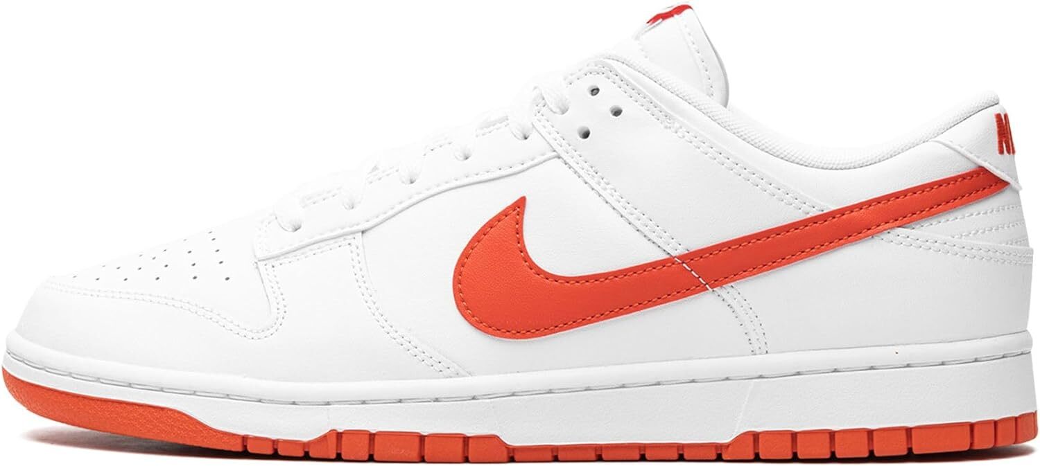 Мужские кроссовки Nike Dunk Low Retro White/Picante Red (DV0831 103)