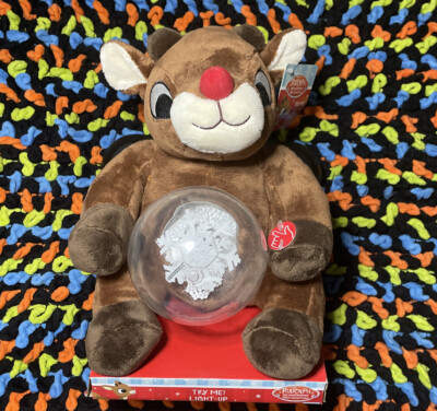 Low Battery Rudolph Rudolph The Red Nosed Reindeer 9 in Animated Rudolph Plush Doll Needs ...
