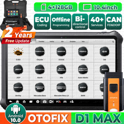 2025 OTOFIX D1 MAX Bidirectional OBD2 Scanner Coding Full System Diagnostic Tool