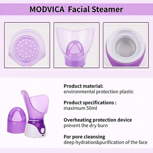 For Nymph Face Spa Home Office Facial Steamer Sauna Pores Skin Deep Cleanse Mist - Picture 10 of 12