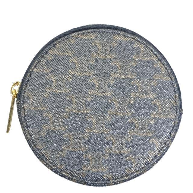 CELINE Authentic Coin Case Mini Wallet Triomphe Leather CELINE Authentic Coin Case Mini Wallet Triomphe Leather