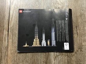 LEGO&reg; Architecture 21028 New York City Instruction Manual Only!