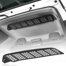 Rear Overhead Top MOLLE Panel Storage System Black for Toyota 4Runner 2010-2024
