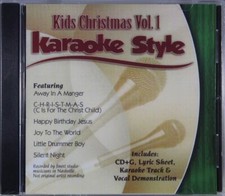 Kids Christmas Volume 1 Christian Karaoke Style NEW CD G Daywind 6 Songs
