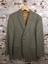 Mens Blazer Suit Jacket Tailoring Marks  Spencer Medium Brown 42 Chest Smart