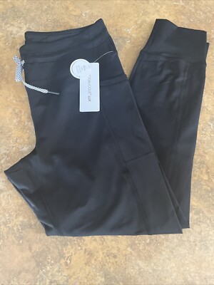 Yogalicious Lux Prestige 7/8 Joggers, NWT, Pockets, Size S, Black. $78.