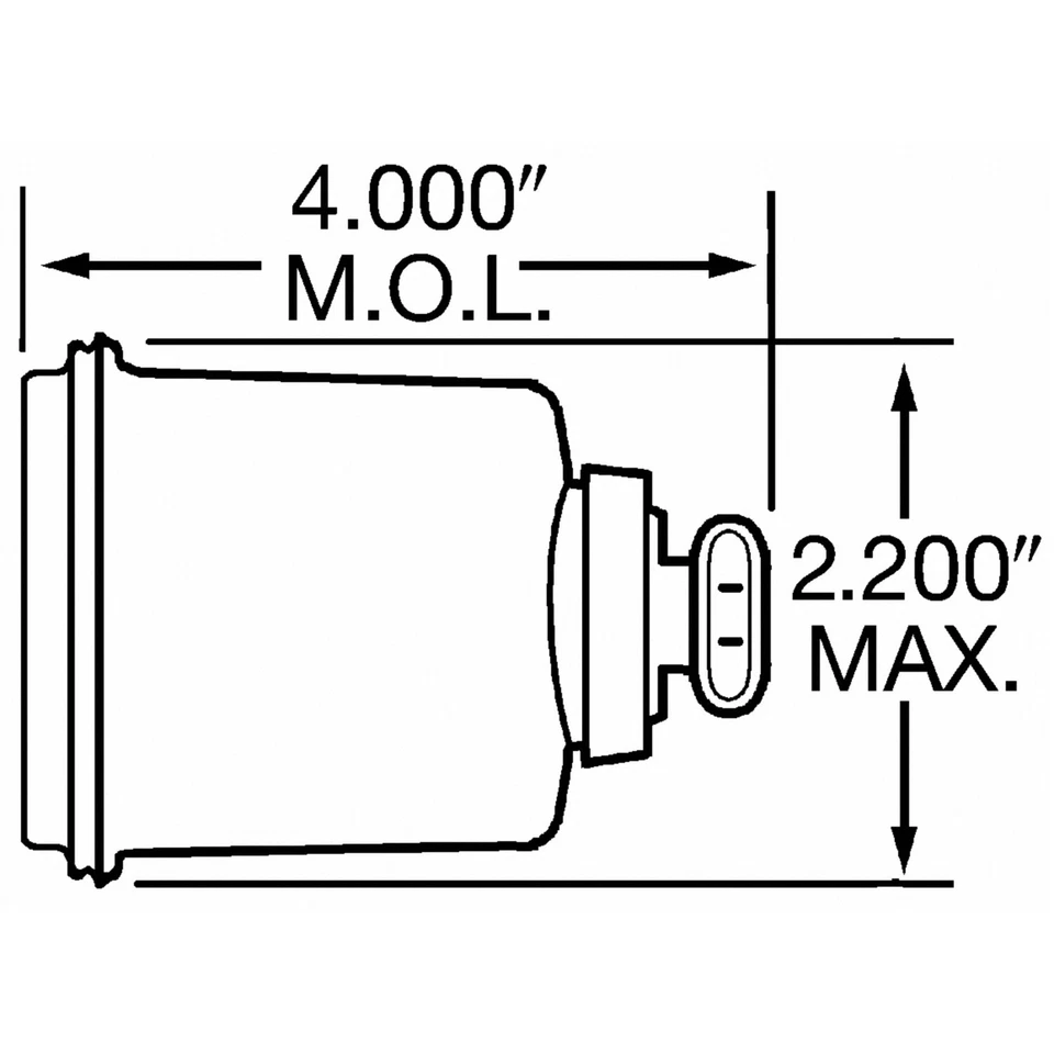 Лампа фары подходит 1991-1996 Pontiac Grand Prix WAGNER LIGHT - Изображение 2 из 4