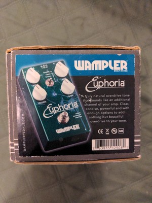 Wampler Euphoria V.2 Transparent Overdrive USA Boutique Pedal Excellent 