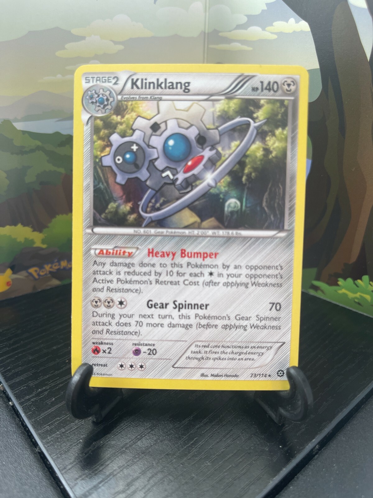 Klinklang 73/114 - Steam Siege - Holo Rare - Pokemon Card TCG - LP