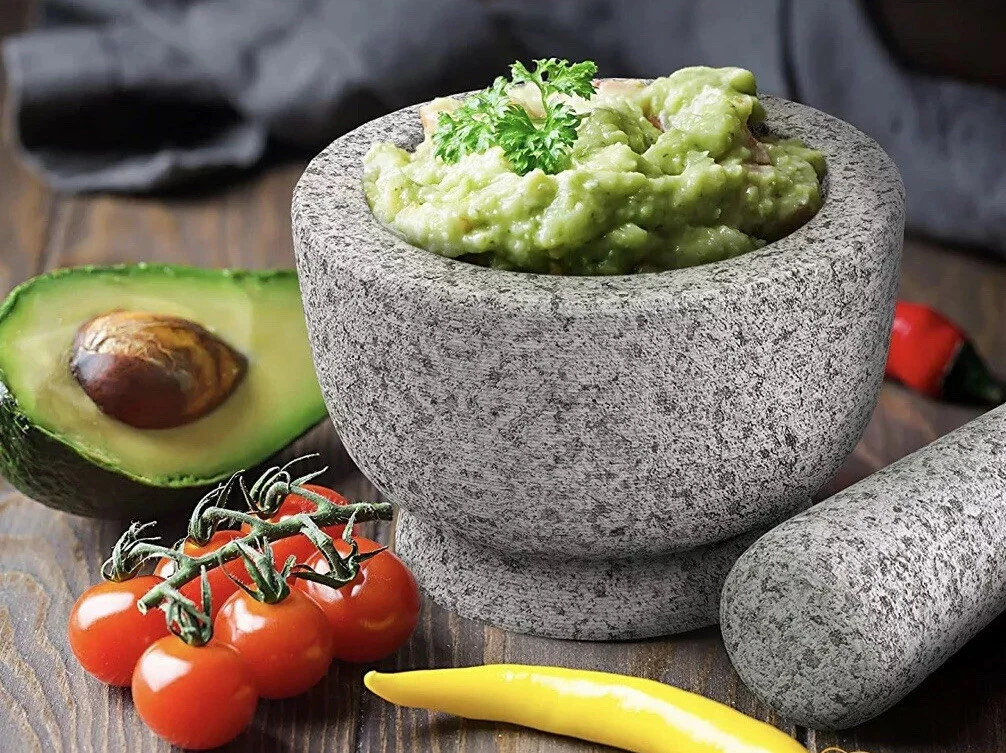 Molcajete Mortero Mortar & Pestle For Salsas & Spices From Mexico Handmade New