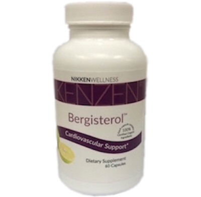 NEW - Nikken Kenzen Bergisterol (60) Cardiovascular Bio Supplement Capsules
