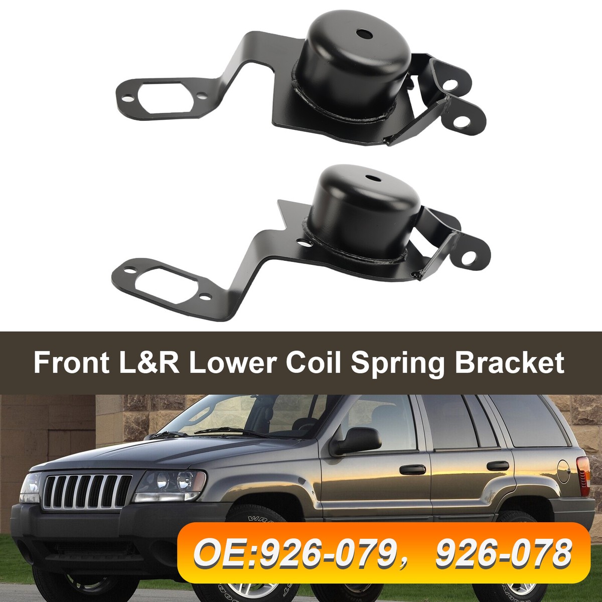Grand Cherokee Coil Spring Bracket Jeep S - Front Left & Right Set ...